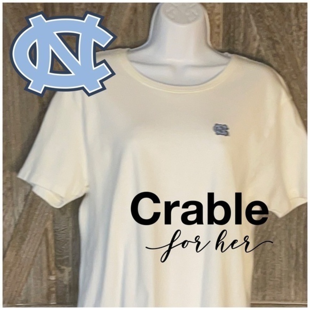 Crable for Her L, (12 - 14), UNC Tar Heel Logo Top